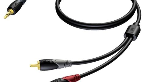 Kabal AUX Procab CLA711 1.5 m 2xRCA – 3.5 mm jack