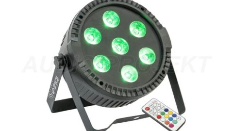 LED reflektor IBIZA THINPAR7x6-RGBW