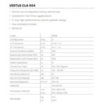 Zvučnik kolumna FBT Vertus CLA 604 500W 124dB 8Ohm - Image 3