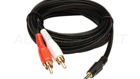 Kabal LTC CA1.5JR Jack 3.5 stereo – 2×RCA 1,5 m