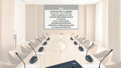 Konferencijski sistem FBT CSU2000 za 10 učesnika