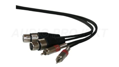 Kabal Ibiza CM1.5RXF-2 2×RCA – 2×XLR Ž 1,5 m