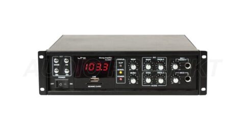 POJAČALO/MIKSER LTC PAA80BT 100V 80W USB, BT, FM