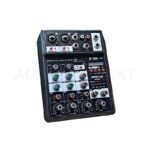 Mikseta kompaktna Master Audio MX0402 4 kanala, USB/BT, Phantom - Image 2