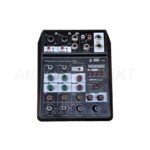 Mikseta kompaktna Master Audio MX0402 4 kanala, USB/BT, Phantom