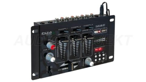 Mikseta DJ21USB-BT 7-input / 4-channel USB Bluetooth Ibiza