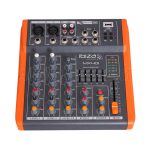 Analogna mikseta 4-kanalna IBIZA MX401 USB/+48V