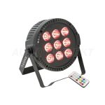 LED PAR Reflektor IBIZA THINPAR 9×6-RGBW