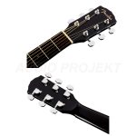 EL. Akustična gitara Fender CD-60SCE Dreadnought, Black - Image 3